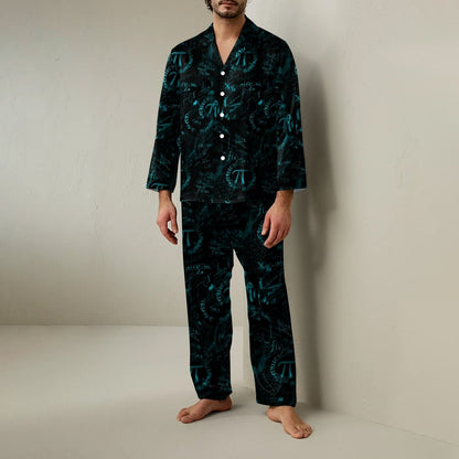 π Geek Long Sleeve Pajama Set