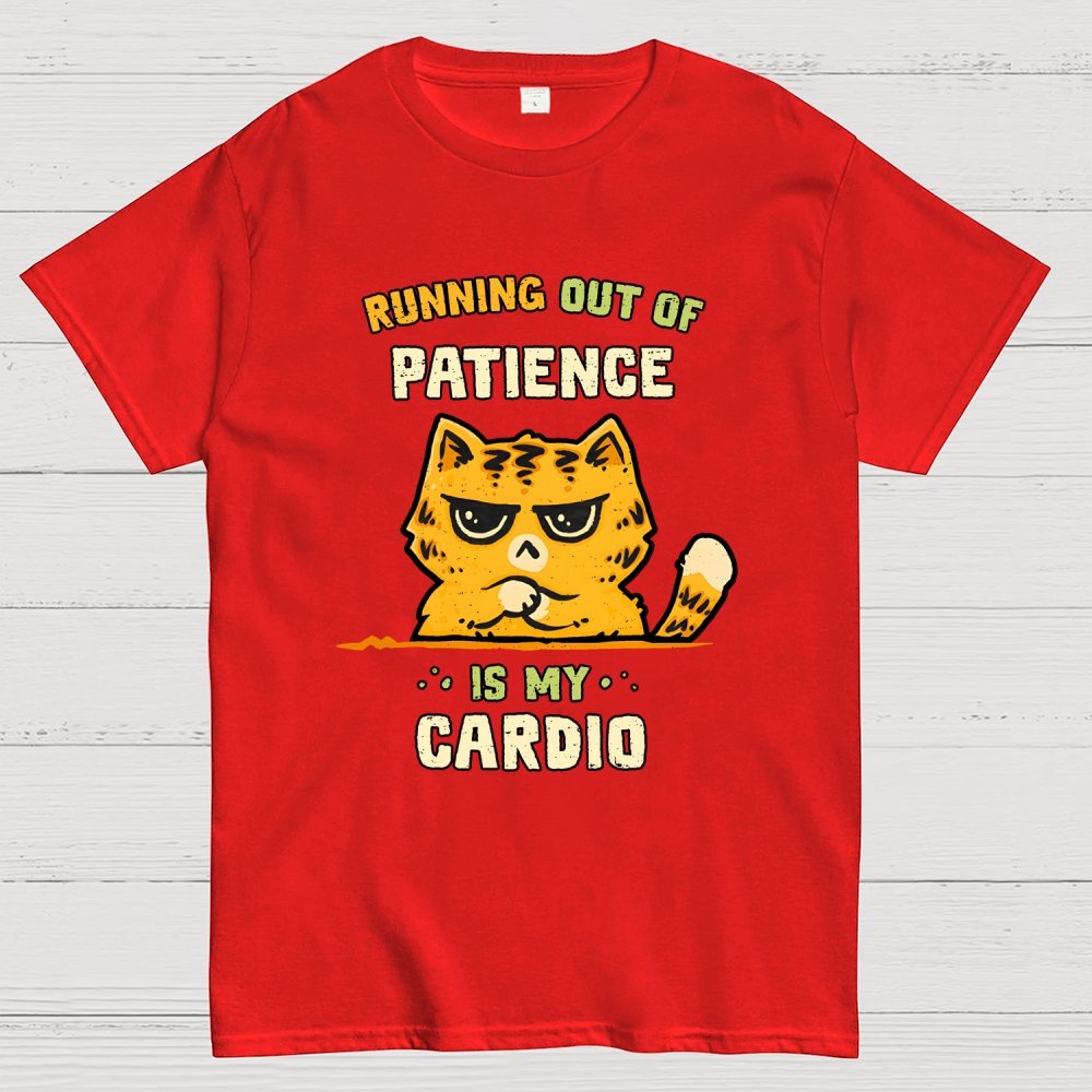 Running Out Of Patience Geek T-Shirt