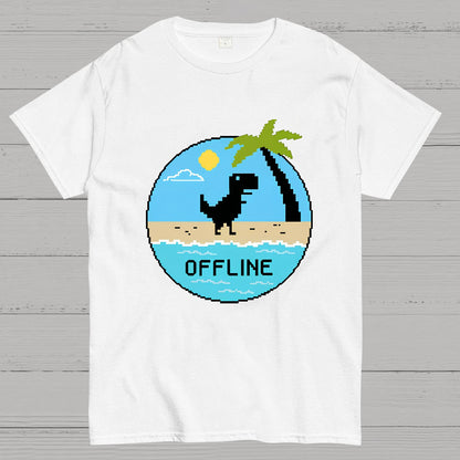 Dinosaur Offline Nerdy T-Shirt