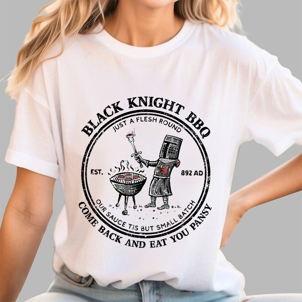 Black Knight BBQ Unisex Geek T-Shirt