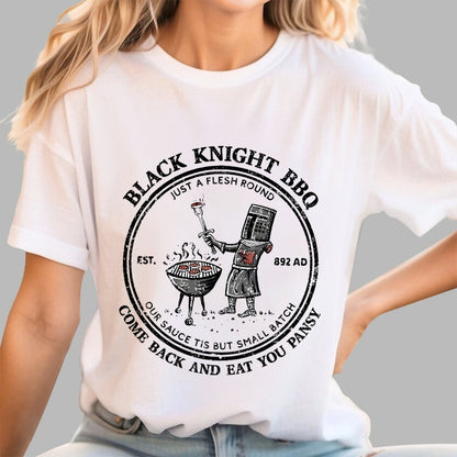 Black Knight BBQ Unisex Geek T-Shirt