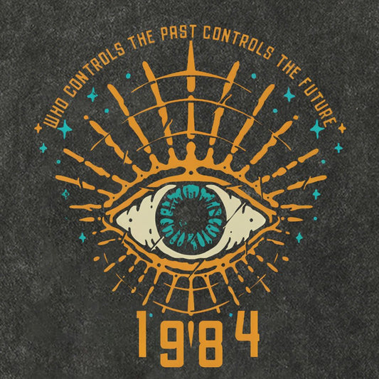 1984 George Orwell Control The Future Cotton Hat