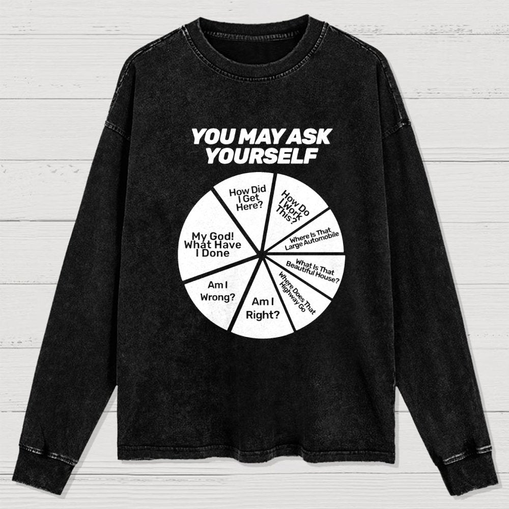 Techno Apocalypse Washed Long Sleeve Tee