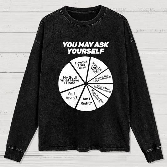 Techno Apocalypse Washed Long Sleeve Tee