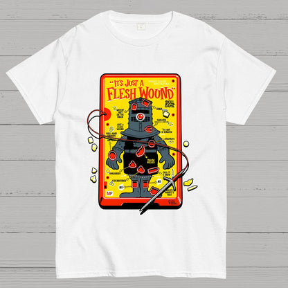 Flesh Wound Skill Game Nerdy T-Shirt