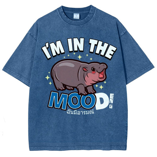 I'm In The MOOd Deng Vintage Distressed T-shirt