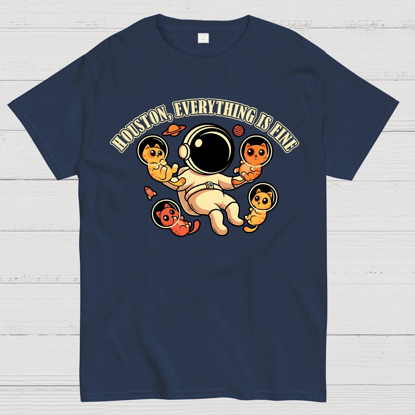Houston Everything is Fine Geek T-Shirt