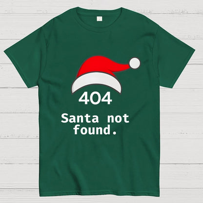 404 Santa Not Found computers joke Geek T-Shirt