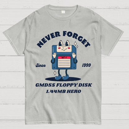 GMDSS Floppy Disk Hero Geek T-Shirt