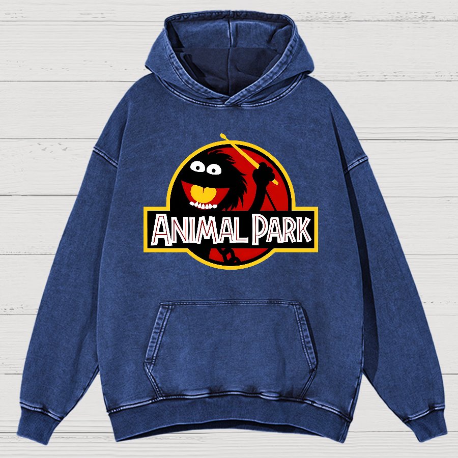 Animal Park Vintage Distressed Hoodie