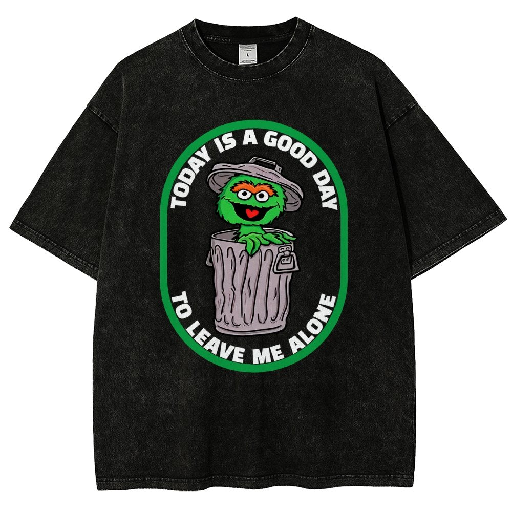 A good day to leave me alone Vintage Distressed T-shirt