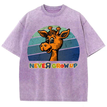 Never Grew Up Vintage Distressed T-shirt