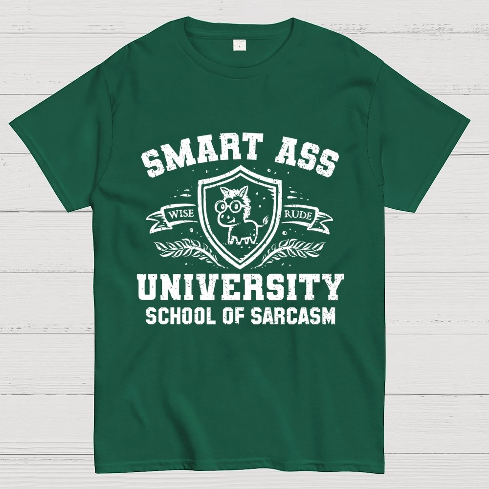 Smart Ass University Geek T-Shirt