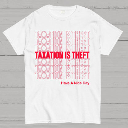 Taxation Is Theft Geek T-Shirt