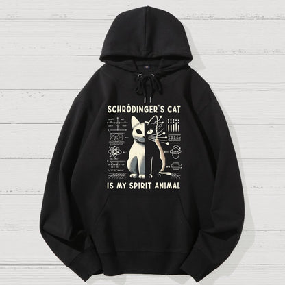 Schrodinger's Сat Science Geek Cotton Hoodie