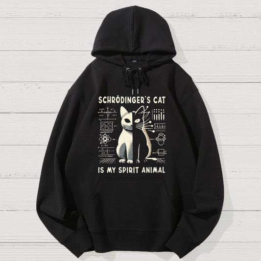 Schrodinger's Сat Science Geek Cotton Hoodie