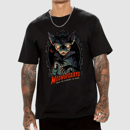 He Purrs Geek T-Shirt