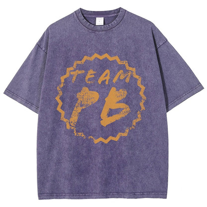 Team PB - Peanut Butter Vintage Distressed T-shirt