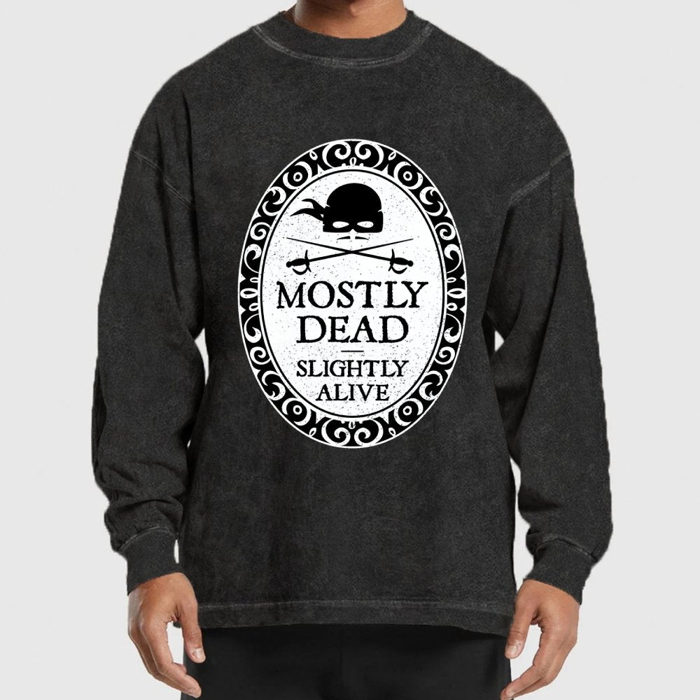 Mostly Dead Washed Long Sleeve Tee
