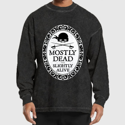 Mostly Dead Washed Long Sleeve Tee