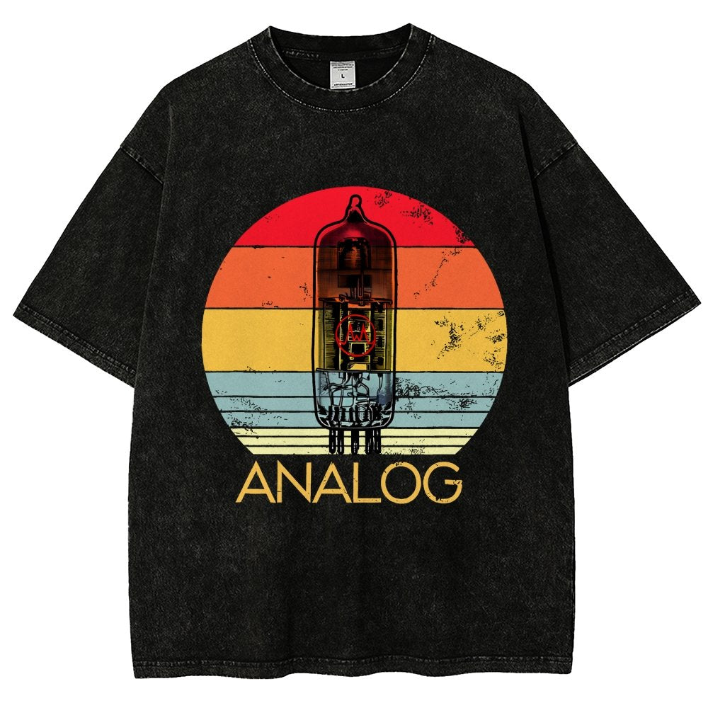 Vacuum Tube Analog Vintage Distressed T-shirt