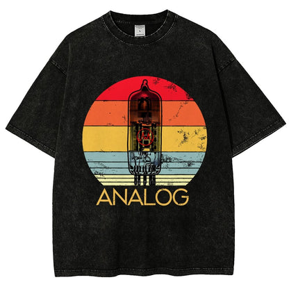 Vacuum Tube Analog Vintage Distressed T-shirt