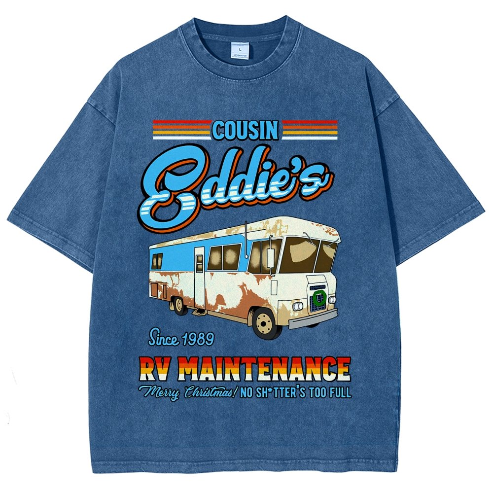 Holiday RV maintenance Christmas Humor Vintage Distressed T-shirt