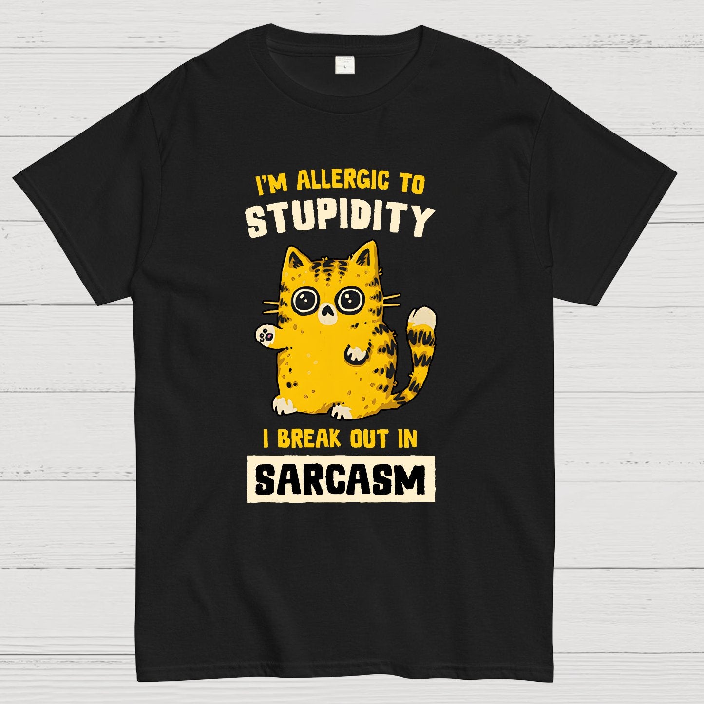 I Am Allergic To Stupidity Geek T-Shirt