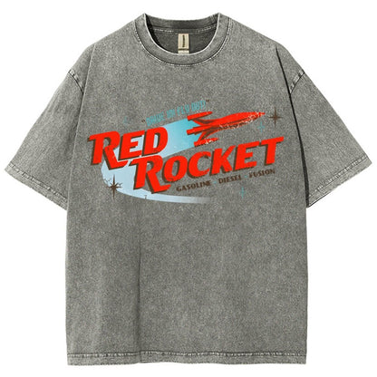 Red Rocket Vintage Distressed T-shirt
