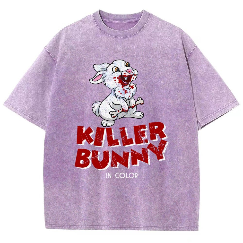 The Killer Bunny Vintage Distressed T-shirt