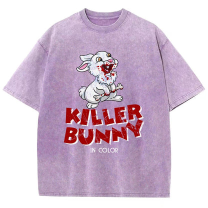 The Killer Bunny Vintage Distressed T-shirt