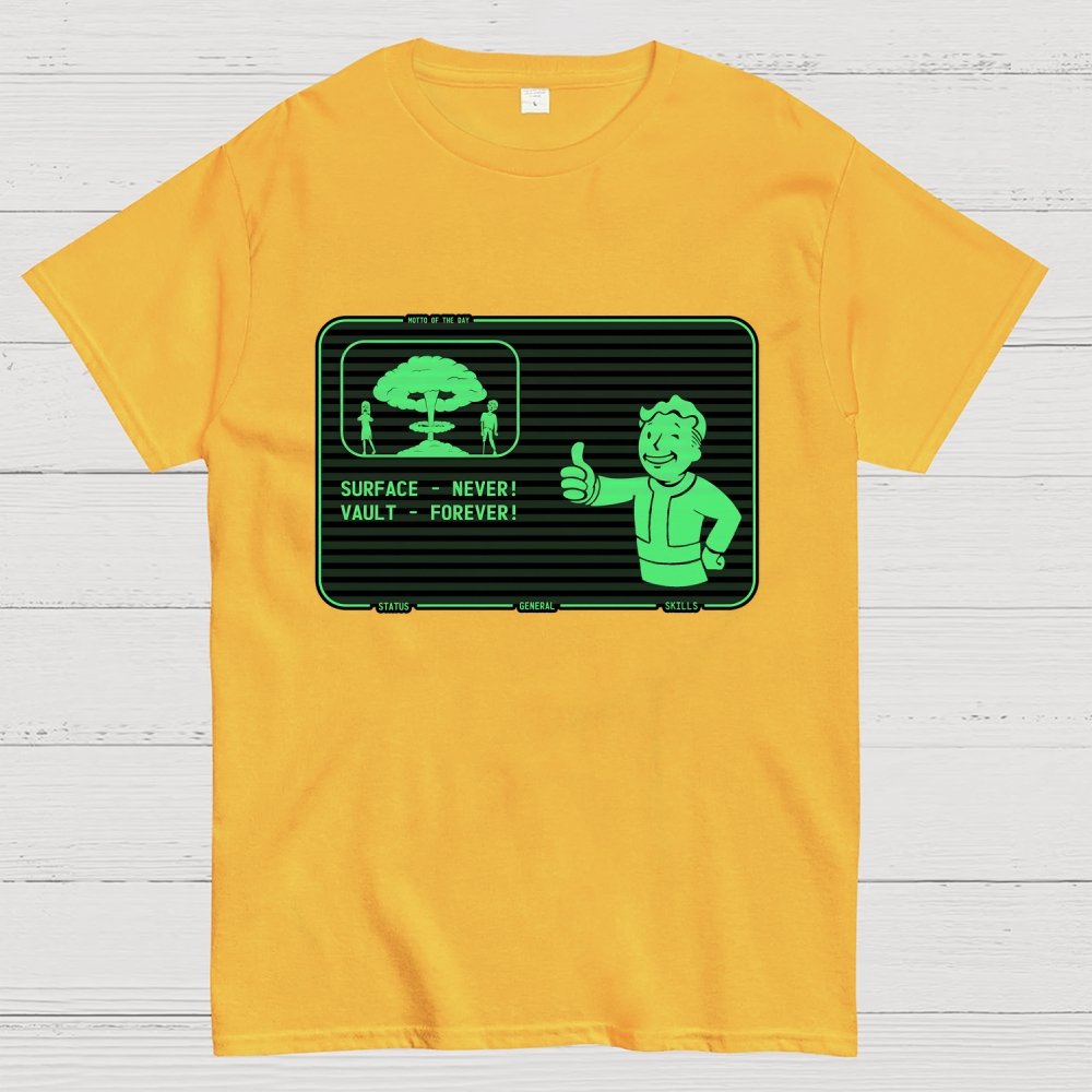 Surface Never Vault Forever Geek T-Shirt