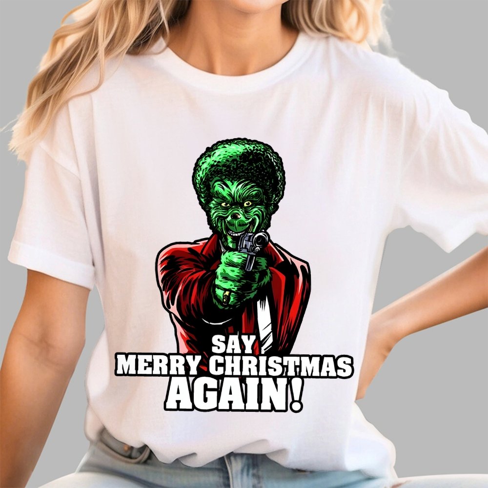 Say it Again Christmas Geek T-Shirt
