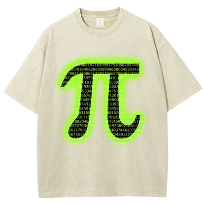 Pi Vintage Distressed T-shirt