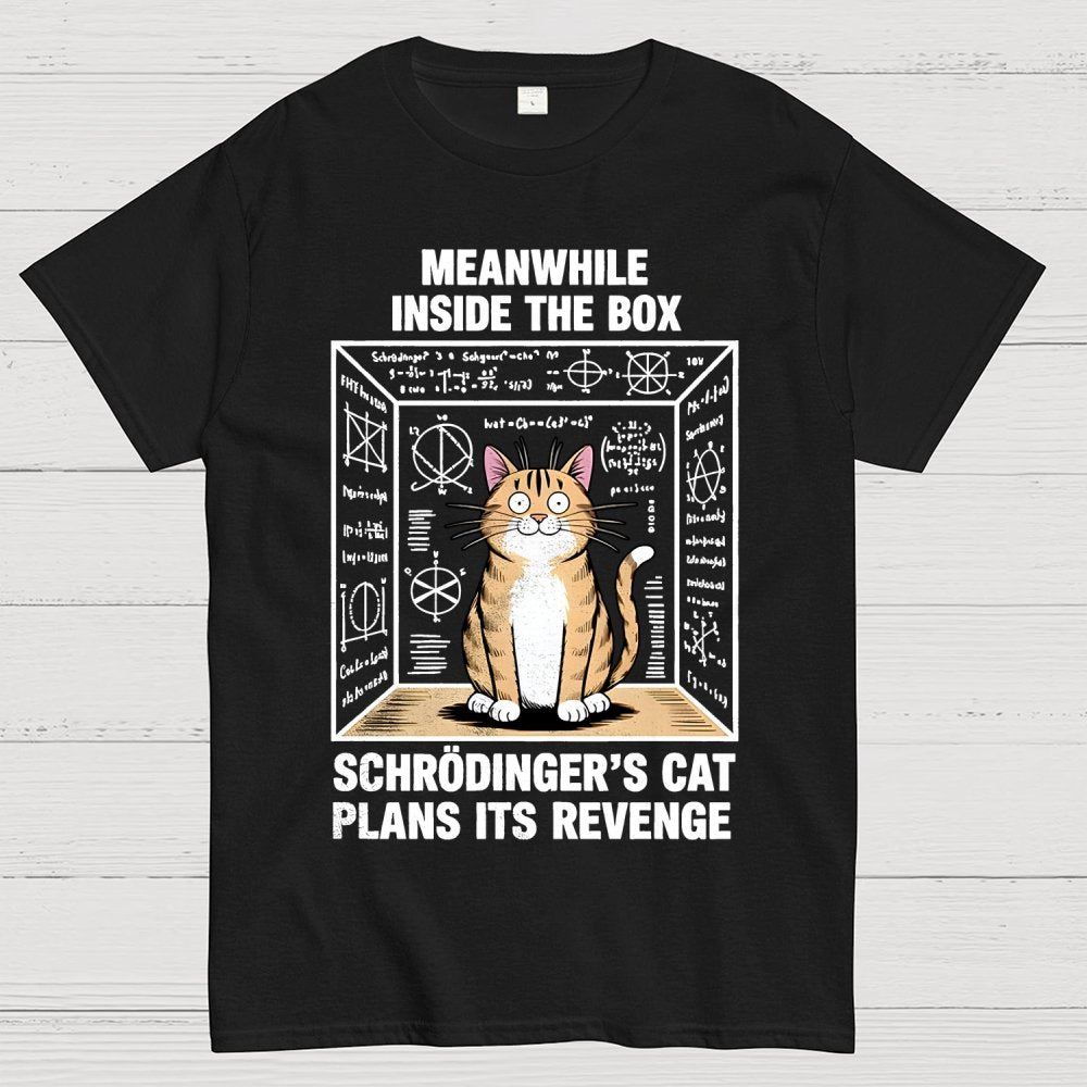 Schrodinger's Cat Escape Plan Geek T-Shirt