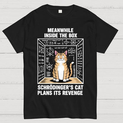 Schrodinger's Cat Escape Plan Geek T-Shirt