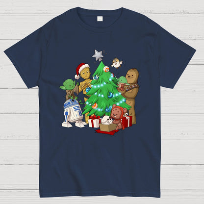 Christmas With Friends Geek T-Shirt