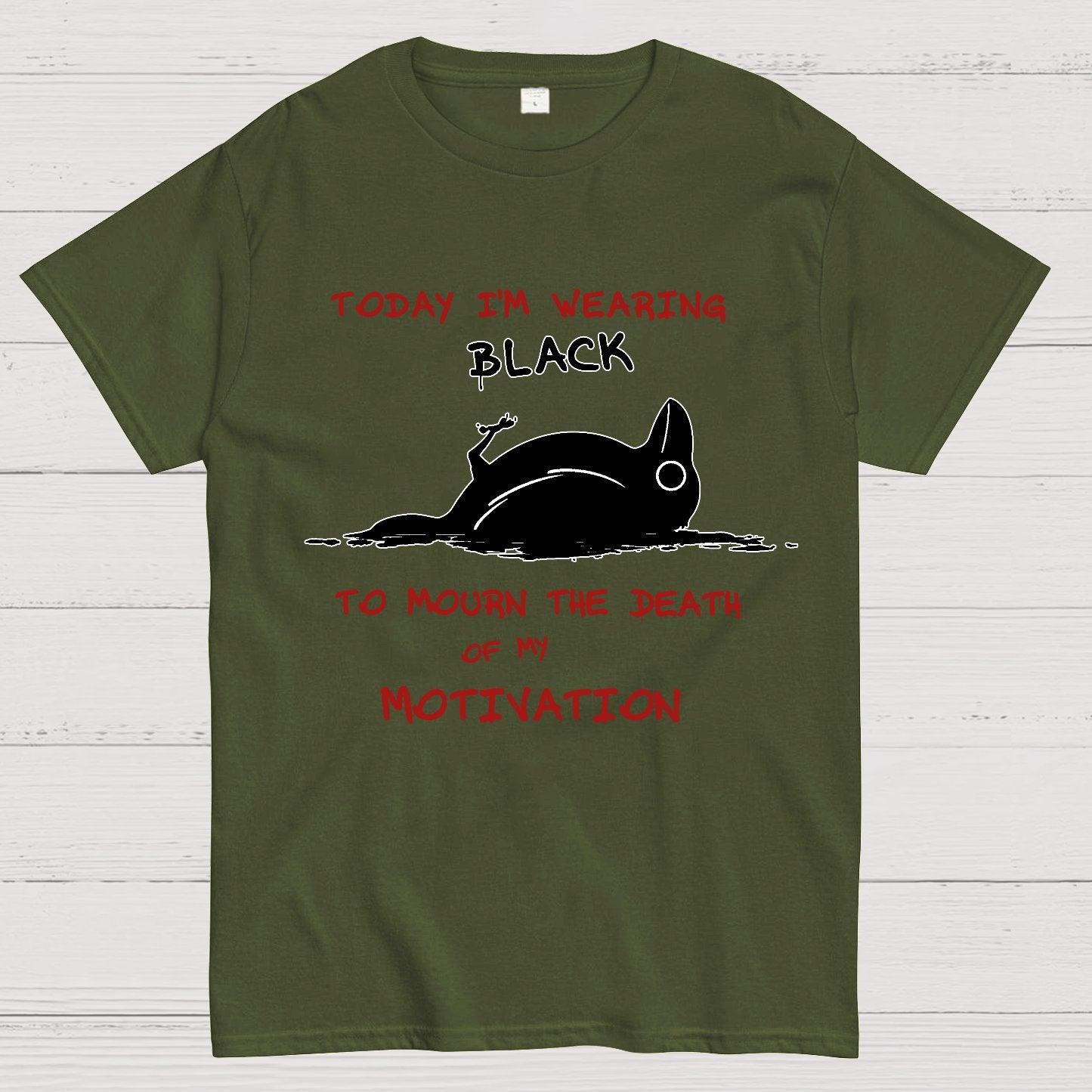 Today I'm wearing black Geek T-Shirt