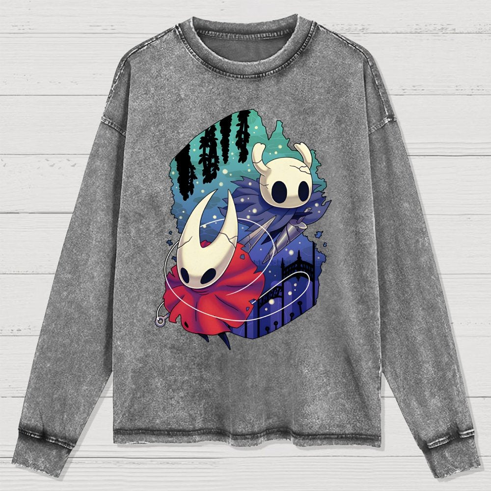 Protector and Knight Washed Long Sleeve Tee