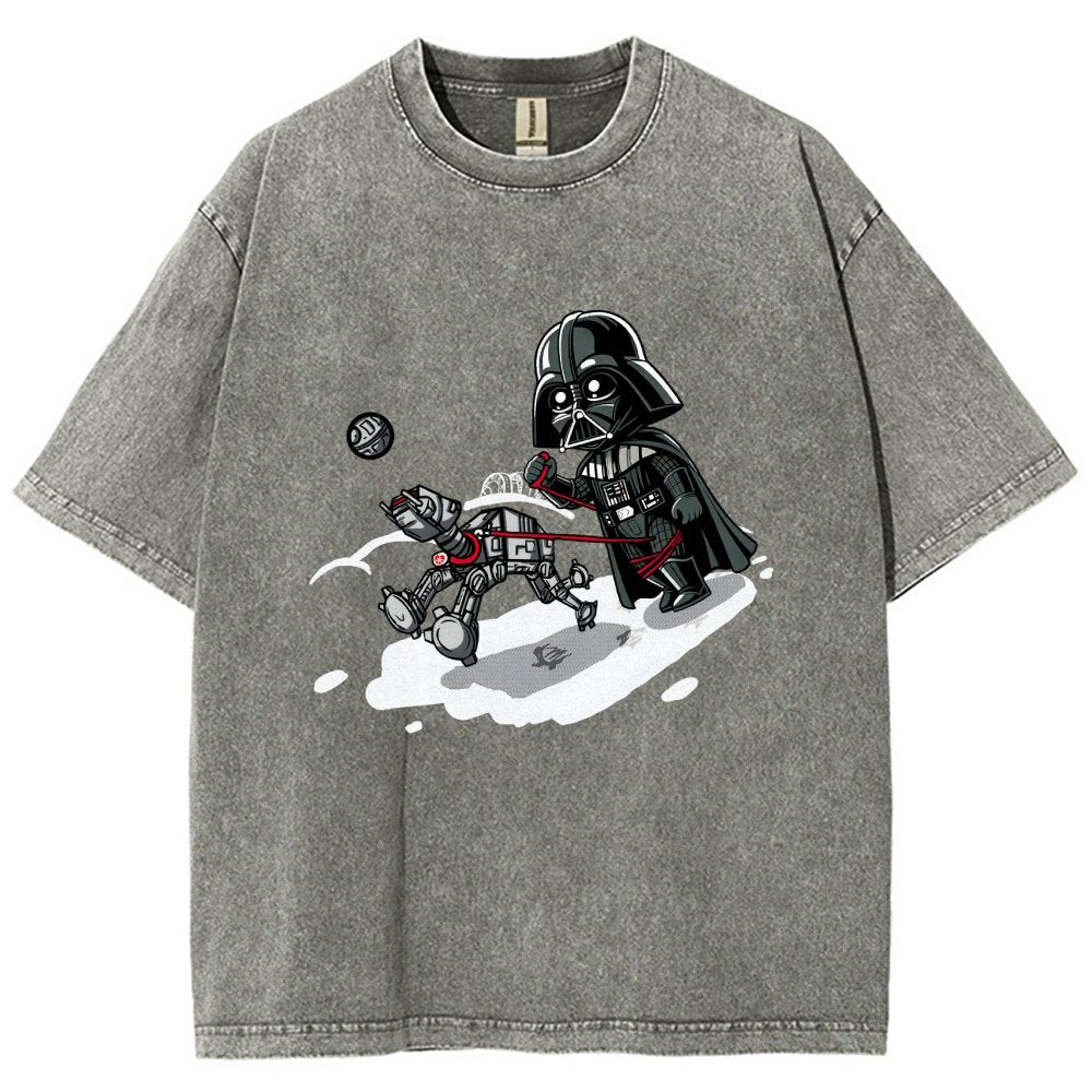 Even villains need to walk their pets Vintage Distressed T-shirt