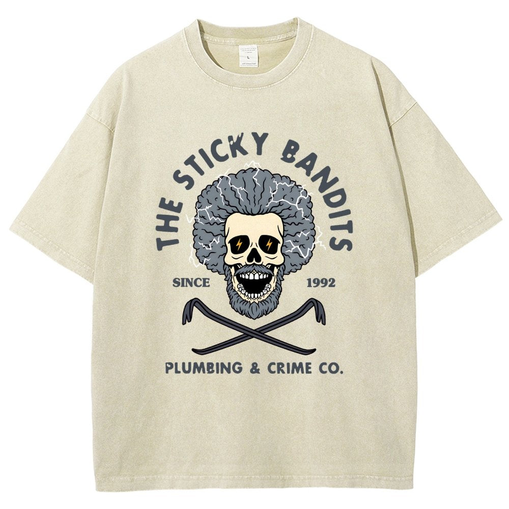 The Sticky Bandits Vintage Distressed T-shirt