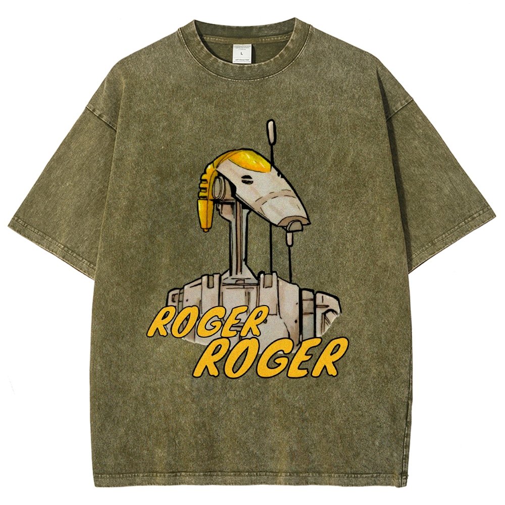 Roger, roger Vintage Distressed T-shirt