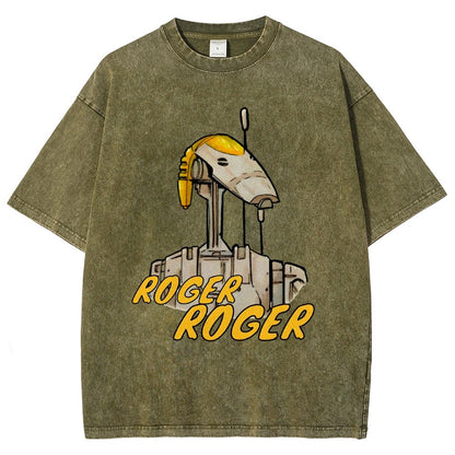 Roger, roger Vintage Distressed T-shirt