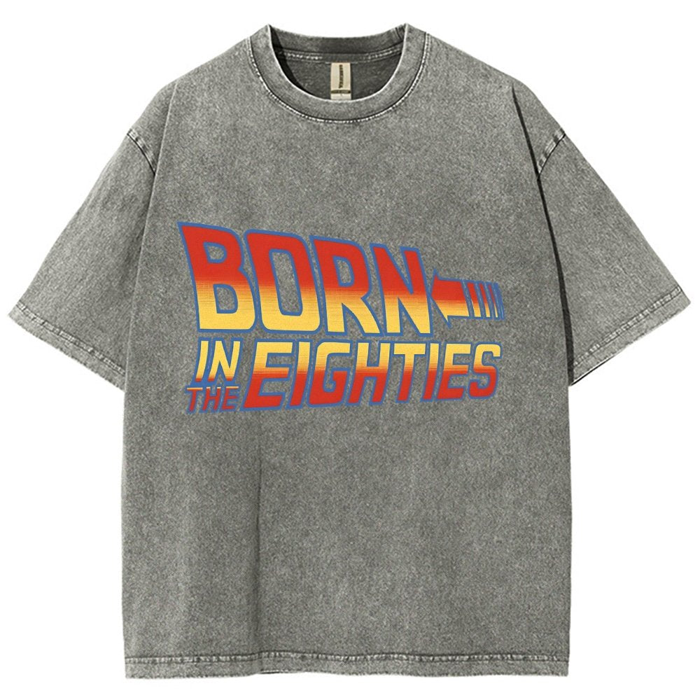 Born In The Eighties Vintage Distressed T-shirt