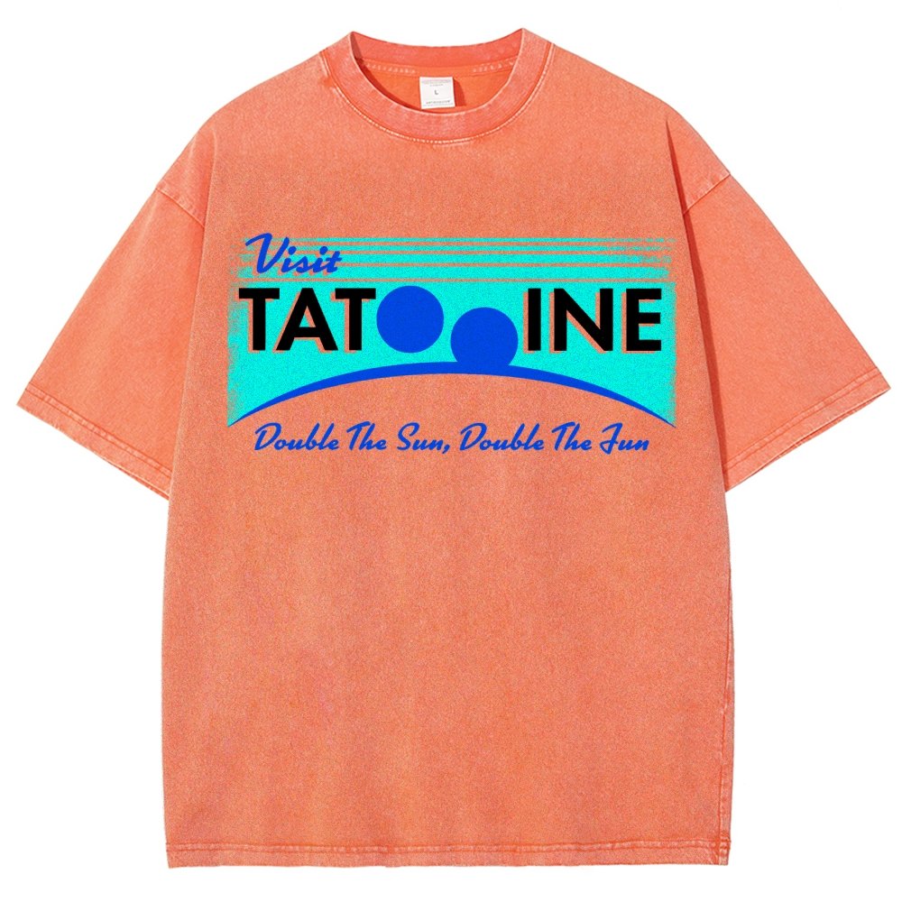 Double The Sun  Double The Fun Vintage Distressed T-shirt
