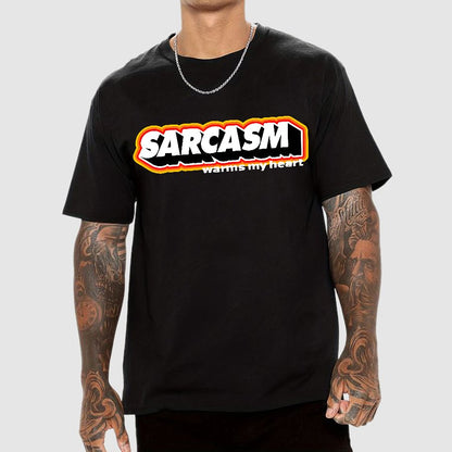 Sarcasm Warms My Heart Geek T-Shirt