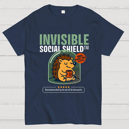 Invisible Social Shield Geek T-Shirt