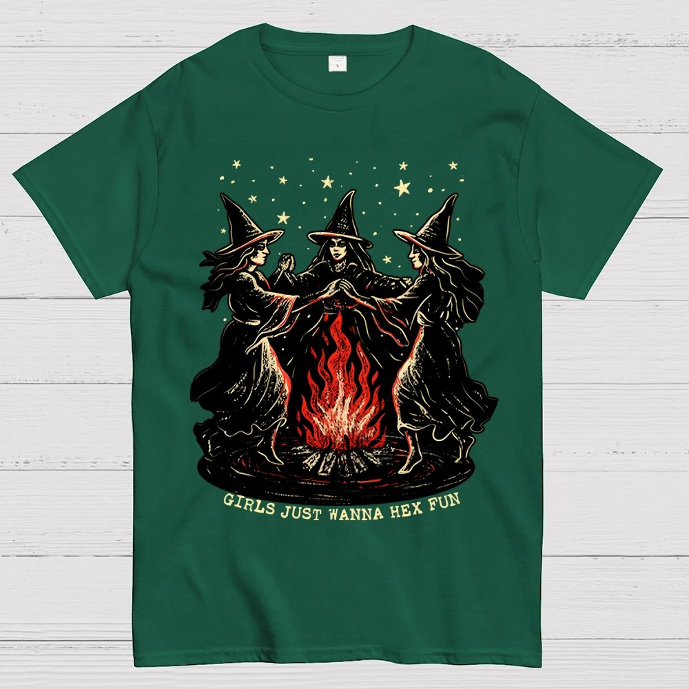Girls Just Wanna Hex Fun Geek T-Shirt