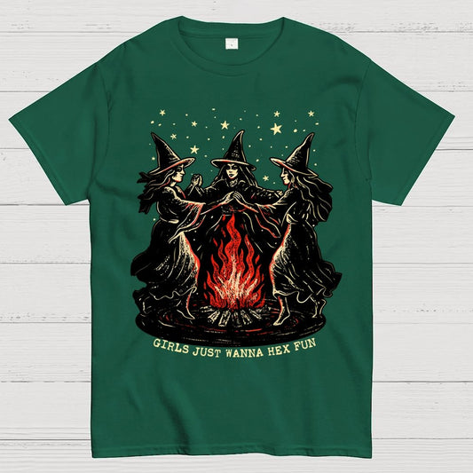 Girls Just Wanna Hex Fun Geek T-Shirt