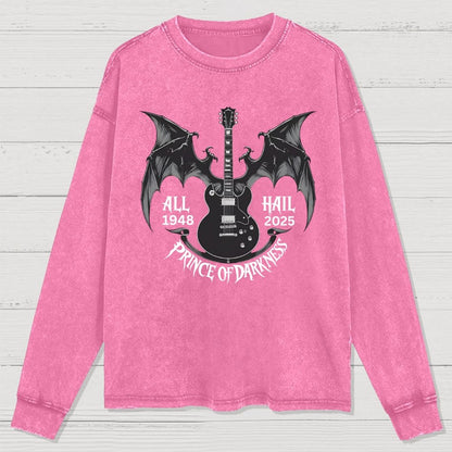 Prince of Darkness Washed Long Sleeve Tee